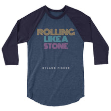 Load image into Gallery viewer, &quot;Rolling Like a Stone&quot; 3/4 Sleeve Shirt
