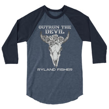 Load image into Gallery viewer, &quot;Outrun the Devil&quot; 3/4 Sleeve Shirt
