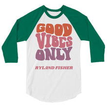 Load image into Gallery viewer, &quot;Good Vibes&quot; 3/4 Sleeve Shirt
